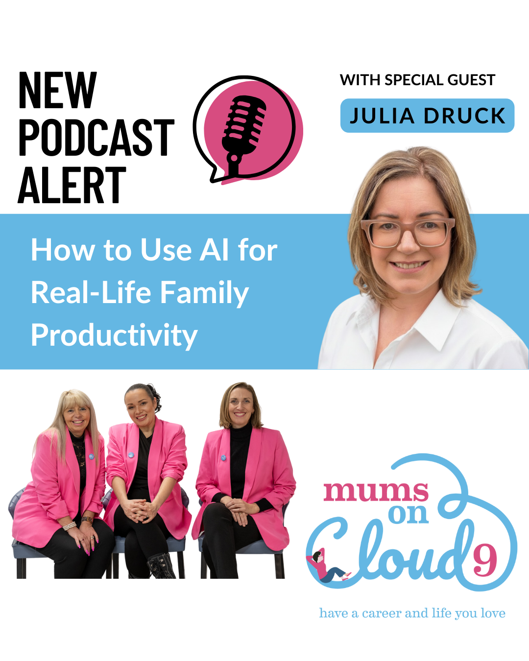 Kitty Miller on Mums on Cloud Nine Podcast